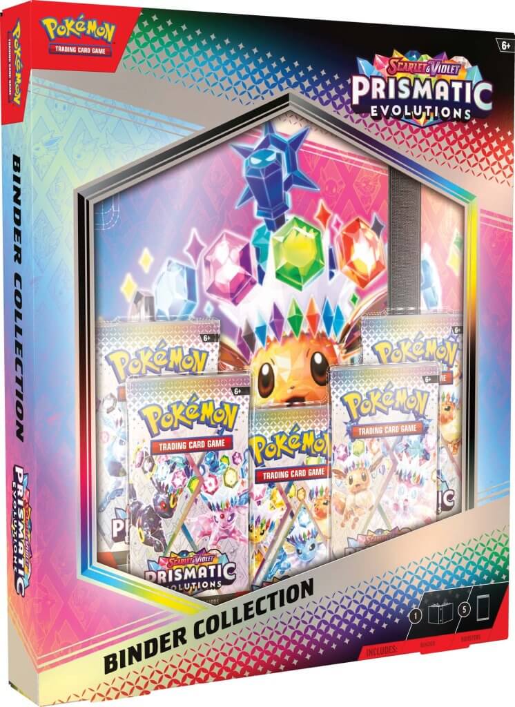 POKEMON TCG Scarlet & Violet 8.5 Prismatic Evolutions Binder Collection