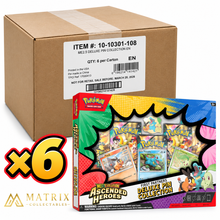 Load image into Gallery viewer, Pokémon Ascended Heroes First Partners Deluxe Pin Collection Sealed Cases - 6 Boxes
