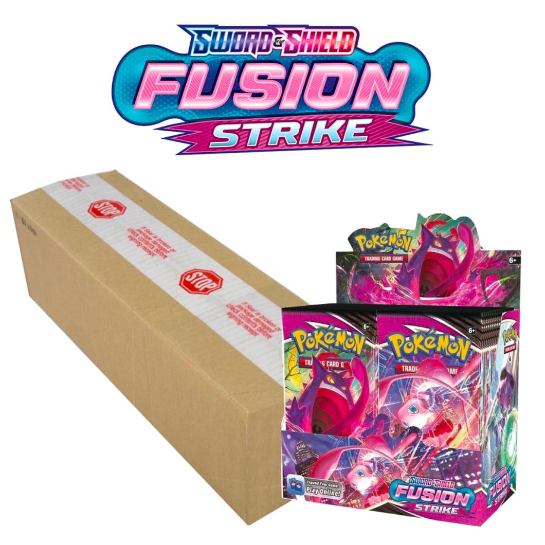 POKÉMON TCG Sword and Shield - Fusion Strike Booster 6 Box CASE