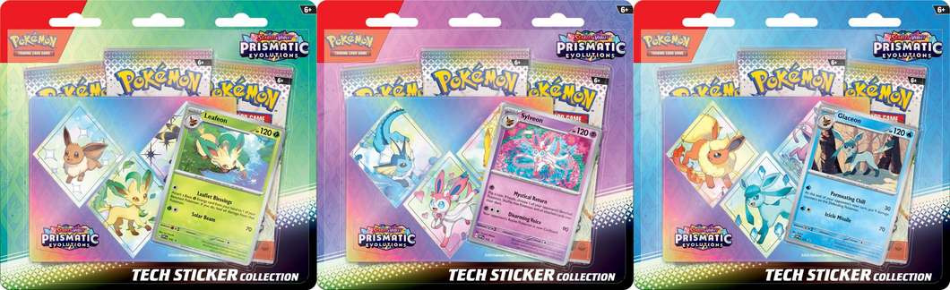 [PREORDER] POKEMON TCG Scarlet & Violet 8.5 Prismatic Evolutions Tech Sticker Collection (Art Set))