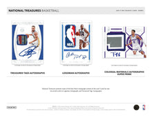 Load image into Gallery viewer, 2020-21 Panini National Treasures Basketball Hobby Box

