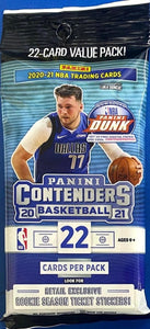 2020-21 Contenders Basketball Fat Pack Cello Box