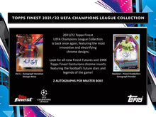 Load image into Gallery viewer, [PREORDER] 2021-22 Topps Finest UEFA Champions League Soccer Hobby Box (Aug 2022)
