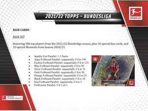 2021-22 Topps Bundesliga Soccer Hobby Box