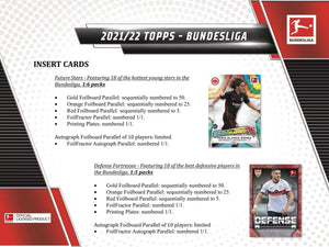 2021-22 Topps Bundesliga Soccer Hobby Box