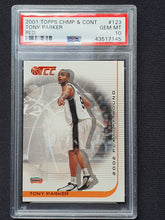 Load image into Gallery viewer, 2001 Topps cham &amp; cont Tony Parker Rookie RC #123 RED Variation POP 2
