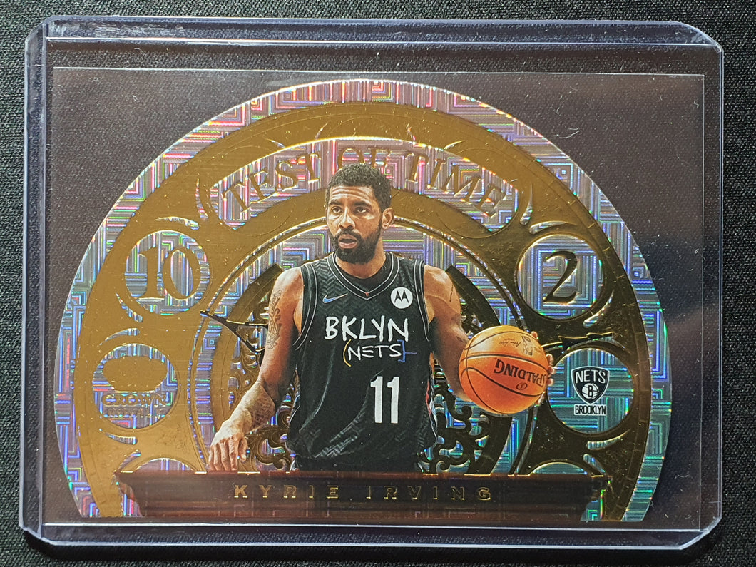 2020-21 Crown Royale Kyrie Irving TEST OF TIME SSP Asia GOLD Exclusive Parallel