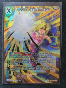 Android 18, Defender of Heroes, BT14-093 SR, Dragon Ball Corss Spirits