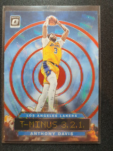 19/20 Panini Donruss Optic Anthony Davis T-Minus 3,2,1 Red Wave