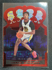 20/21 Panini Crown Royale James Wiseman Rookie RC Red Wave Asia Exclusive