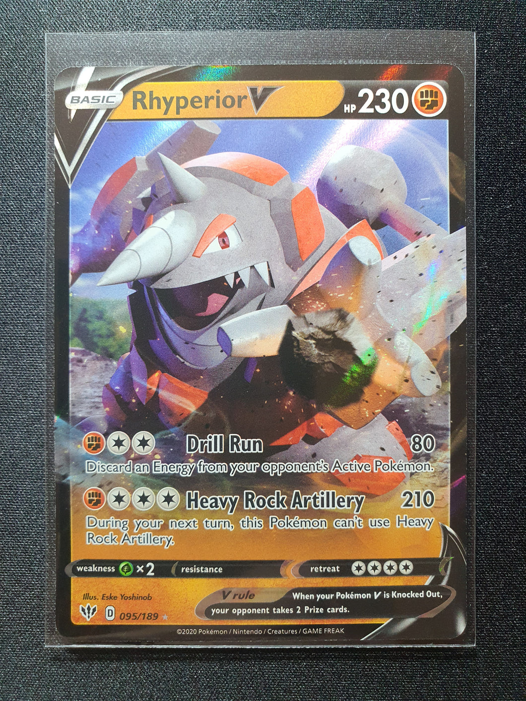 Pokemon - Darkness Ablaze - Rhyperior V 095/189