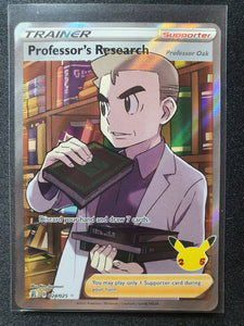 Pokemon - 25th Celebrations - Professor's Research Trainer FULL ART 024/025