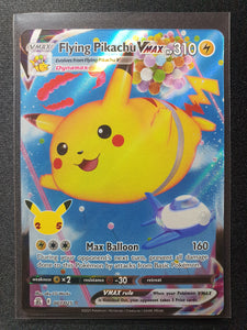Pokemon - 25th Celebrations - Flying Pikachu VMAX 007/025