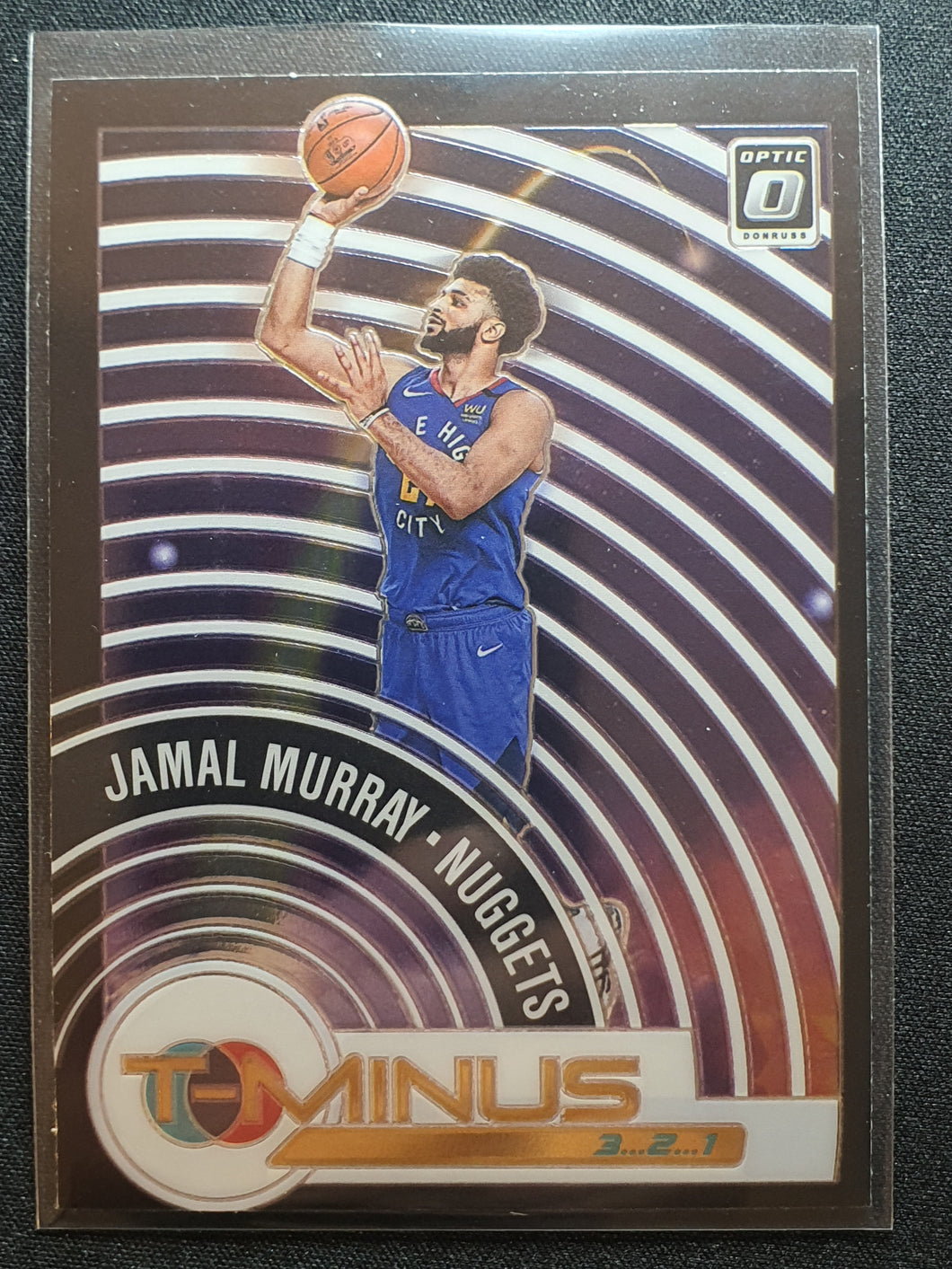 2020-21 Panini Donruss Optic Jamal Murray T-Minus Purple Prizm