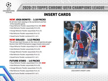 Load image into Gallery viewer, 2020-21 Topps Chrome UEFA Champions League Soccer Hobby Box

