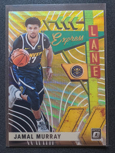 2019 - 20 Panini Donruss Optic Express Lane Jamal Murray Gold Wave SSP