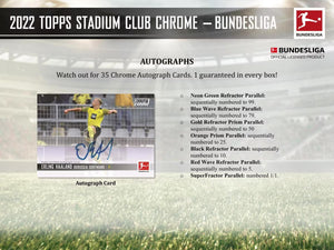 2021-22 Topps Stadium Club Chrome Bundesliga Soccer Hobby