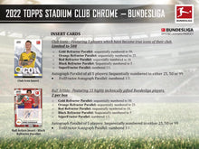 Load image into Gallery viewer, 2021-22 Topps Stadium Club Chrome Bundesliga Soccer Hobby
