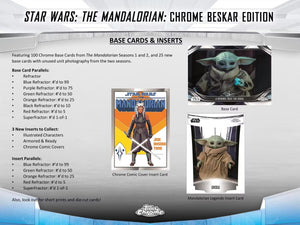 2022 Topps Star Wars Mandalorian Chrome Beskar Edition Hobby Box