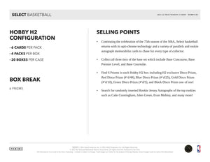 2021-22 Panini Select Basketball Hybrid H2 Box