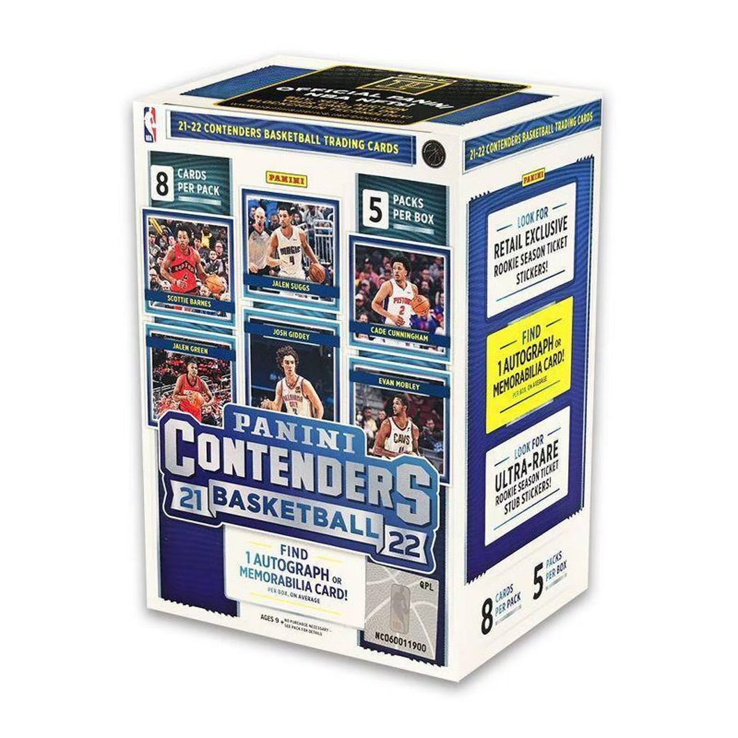 2021-22 Panini Contenders Basketball Blaster Box