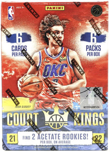 2021-22 Panini Court Kings NBA Basketball Blaster Box (CASE FRESH)