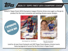 Load image into Gallery viewer, 2020-21 Topps Finest UEFA Champions League Soccer Mini Hobby Box
