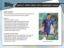 Load image into Gallery viewer, 2020-21 Topps Finest UEFA Champions League Soccer Mini Hobby Box
