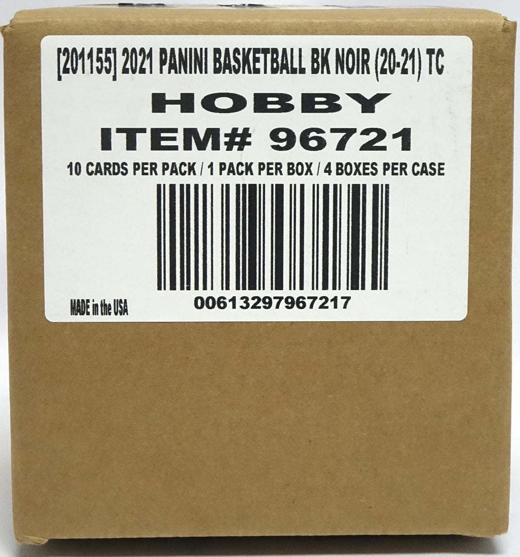 2020-21 Panini Noir Basketball Hobby 4-Box Case