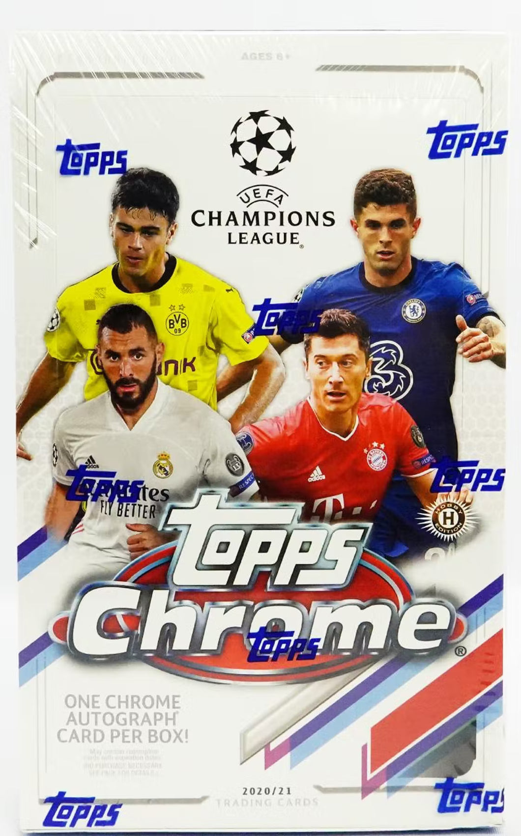 2020-21 Topps Chrome UEFA Champions League Soccer Hobby Box