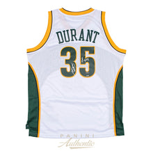 Load image into Gallery viewer, Kevin Durant Autographed White Supersonics Swingman Jersey with &quot;08 ROY&quot; Inscription ~ Limited Edition to 135 ~
