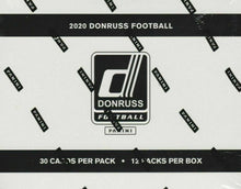 Load image into Gallery viewer, 2020 Panini NFL Donruss Football Fat Pack Box (12 packs - 360 Cards)
