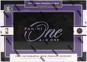 2021-22 Panini One and One Basketball Hobby Box