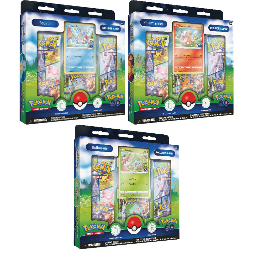 【PREORDER】POKÉMON TCG Pokémon GO Pin Collection -  Set of 3 (14 Oct)