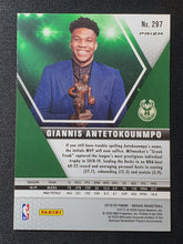 Load image into Gallery viewer, 2019-20 Panini Mosaic Giannis Antetokounmpo MVPs Silver Prizm #297
