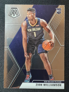 2019-20 Panini Mosaic Zion Williamson #209 RC Rookie