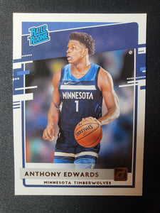 2021-21 Panini Donruss Anthony Edwards Rated Rookie RC #201