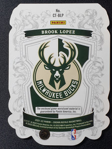 2021-22 Panini Crown Royale Brook Lopez Coat of Arms