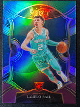 Load image into Gallery viewer, 2020-21 Panini Select LaMelo Ball Concourse Green White Purple Prizm #63
