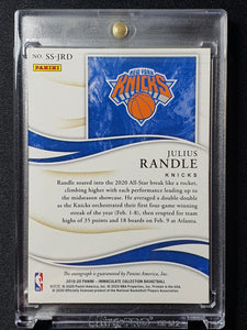 2019-20 Panini Immaculate Julius Randle Shadowbox Signature Auto /99