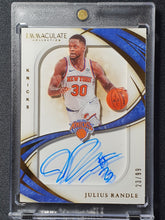 Load image into Gallery viewer, 2019-20 Panini Immaculate Julius Randle Shadowbox Signature Auto /99
