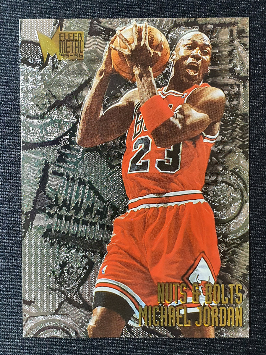 199596 Fleer Metal NUTS & BOLTS Michael Jordan GOAT Matrix Collectables