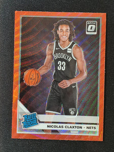 2019-20 Panini Donruss Optic Nicolas Claxton Red Wave Tmall Exclusive SP