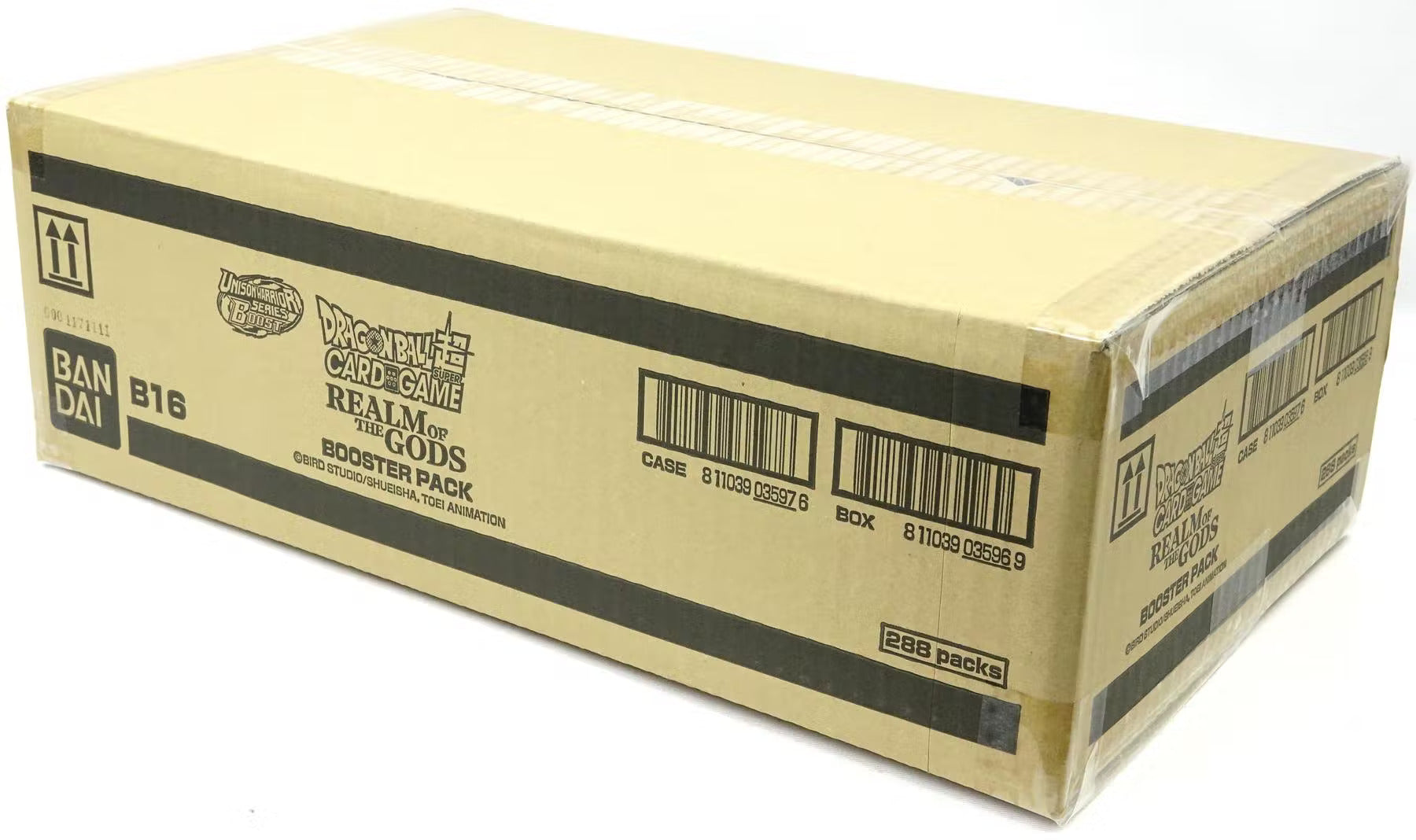Dragon Ball Super TCG Realm of the Gods Booster 12-Box Case Matrix Collectables Dragon Ball Super TCG Realm of the Gods Booster 12-Box Case Matrix Collectables