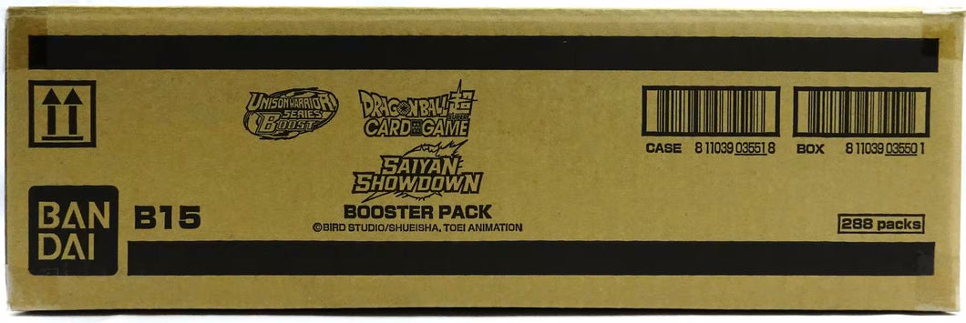 DRAGON BALL SUPER CARD GAME Unison Warrior Series Boost: Saiyan Showdo
