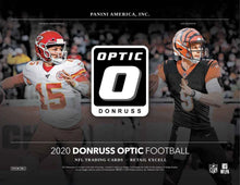Load image into Gallery viewer, 2020 - 2021 Panini Donruss Optic NFL Football Fat Value Pack Cello Box (Green Velocity Parallels)
