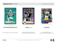 Load image into Gallery viewer, 2020 - 2021 Panini Donruss Optic NFL Football Fat Value Pack Cello Box (Green Velocity Parallels)
