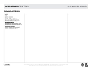 2020 - 2021 Panini Donruss Optic NFL Football 6-Pack Blaster Box (Purple Shock Parallels)