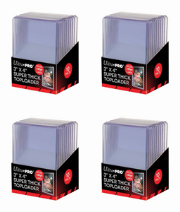 40 x Ultra PRO Thick 180pt Card Toploaders 3x4" Regular Clear Rigid Protection