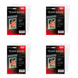 400 x Ultra Pro Team Bags Resealable Card Set Toploader Sleeve -  4 x 100ct
